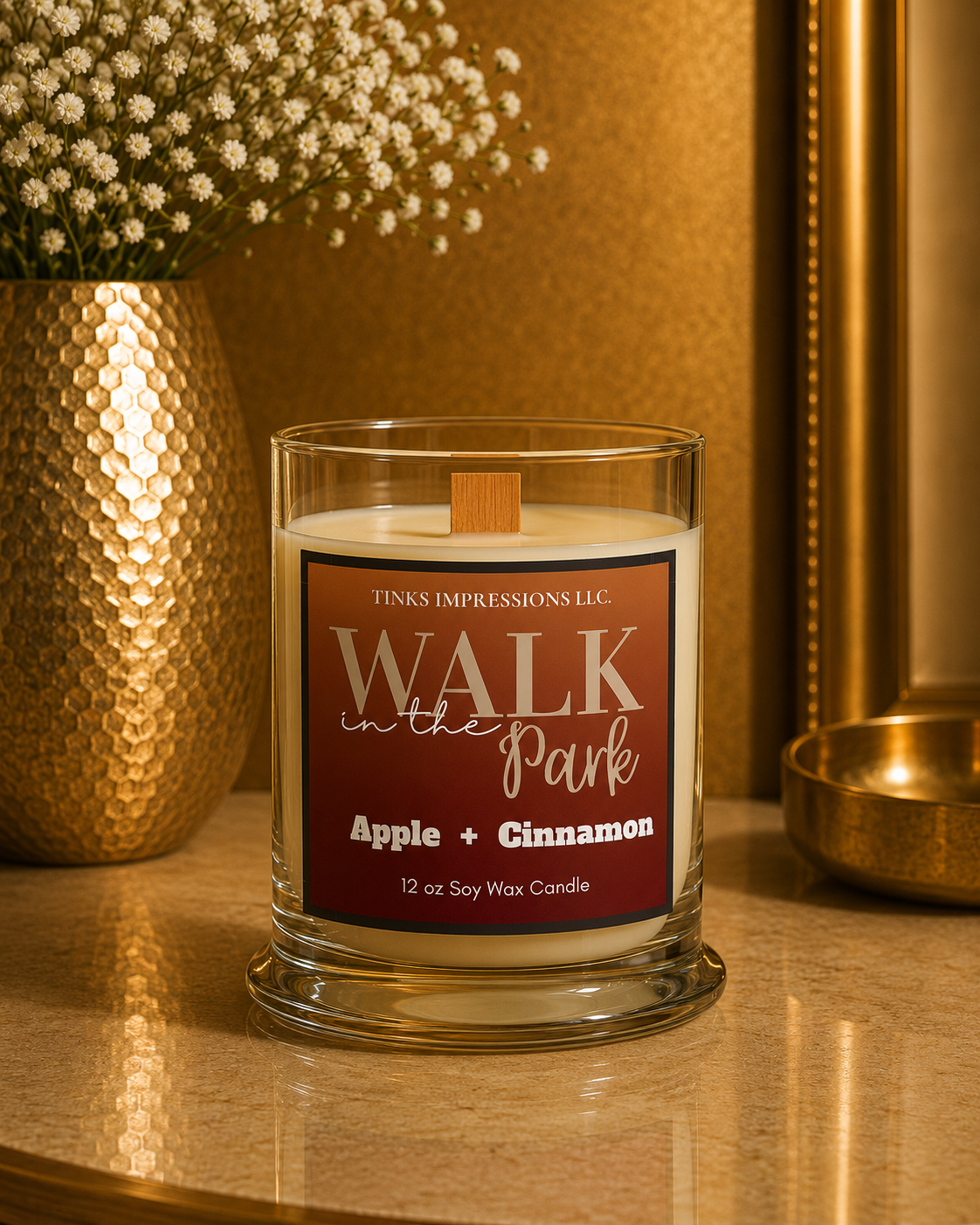 Walk in the Park Cane Candle